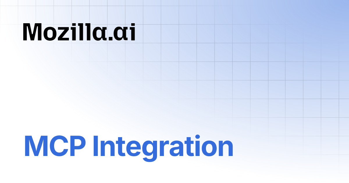 MCP Integration | encoderfile | Mozilla.ai Docs